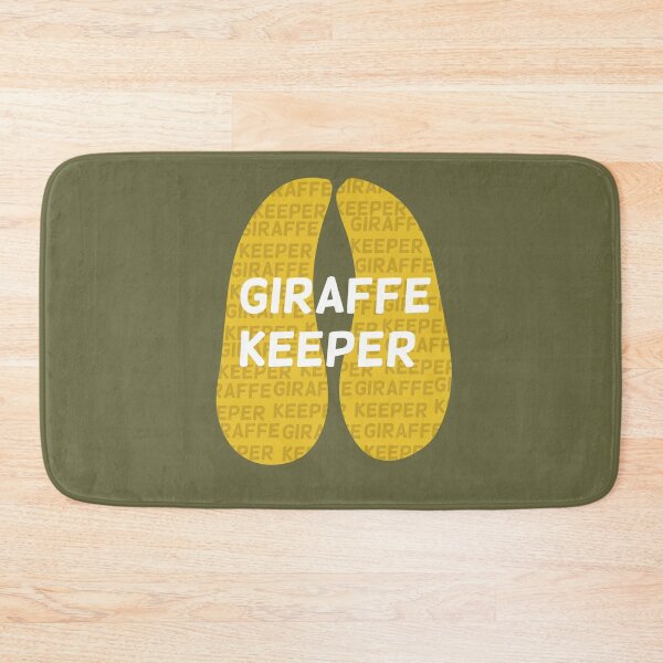 Item preview, Giraffe Keeper Hoofprint,Giraffe Keeper Hoofprint Design – Wildlife Care and Conservation Artwork designed and sold by PrettylittlepastelUk.
