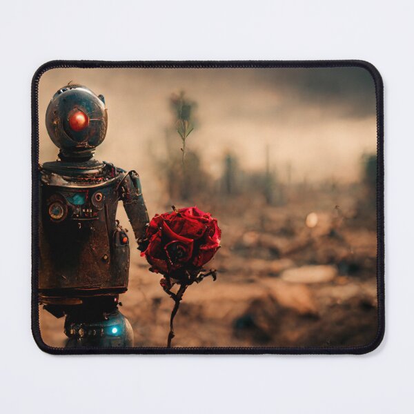 Item preview, Copy of Robot with a rose in his hand. designed and sold by Maniock.