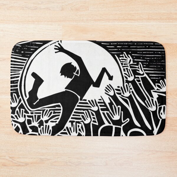 Item preview, Stage Diving, digital linocut designed and sold by skillunused.