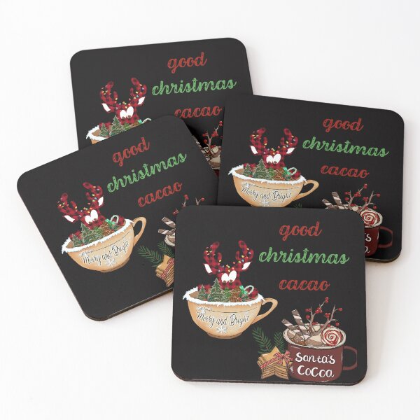 Item preview, Good Christmas Cacao Vintage Decoration designed and sold by netdota.