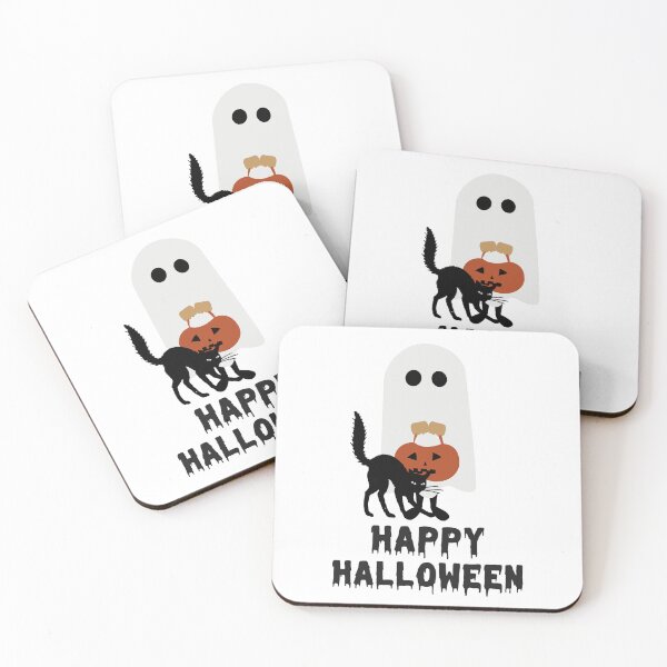 Item preview, Happy Halloween Holiday Single Element Scary Cat Silhouette Design designed and sold by WBP Mart.