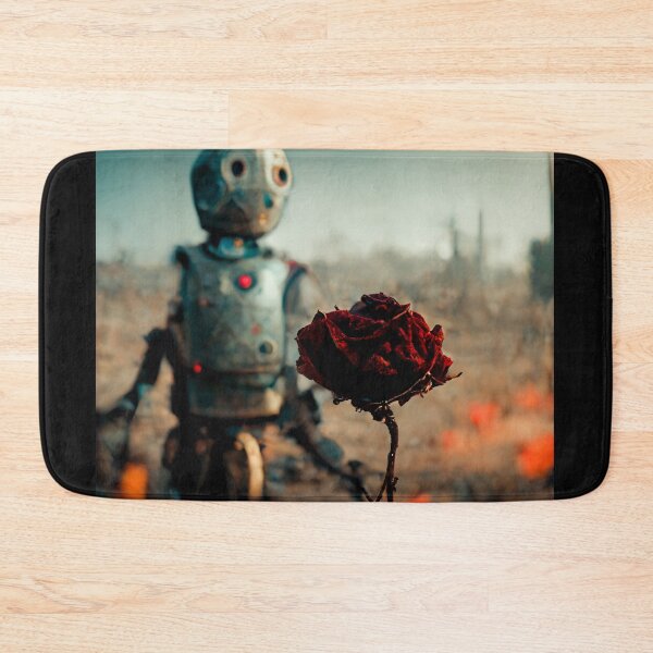 Item preview, Illustration of a robot in a post-apocalyptic world. designed and sold by Maniock.