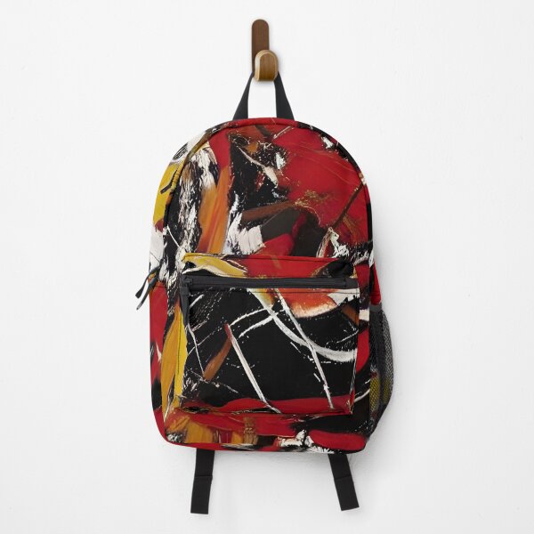 Item preview, Red and black paint brush strokes designed and sold by patterncrow.