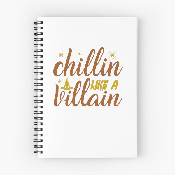 Item preview, Chillin Like A Villain - With Stars And Witches Hat designed and sold by ImagesDesigns.