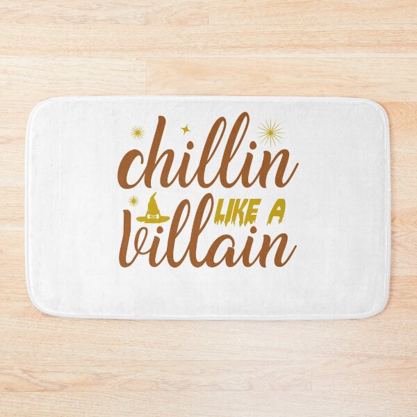Item preview, Chillin Like A Villain - With Stars And Witches Hat designed and sold by ImagesDesigns.