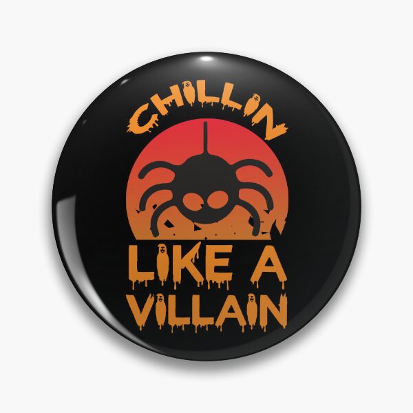 Item preview,  Chillin Like A Villain - Halloween - Spider designed and sold by ImagesDesigns.