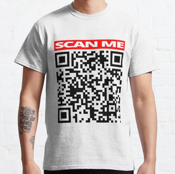 NEW RICK ASTLEY T SHIRT FEATURING A RICK ROLL QR CODE ON THE BACK! VINTAGE  80s