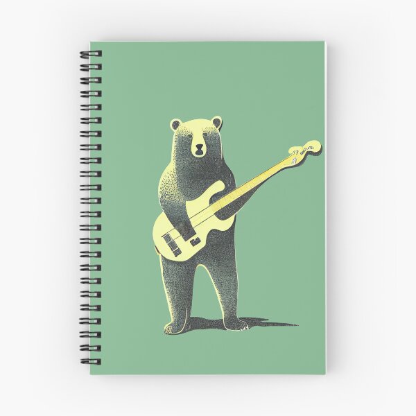 Item preview, Bear Playing a Bass Guitar designed and sold by ThePurpleMelon.