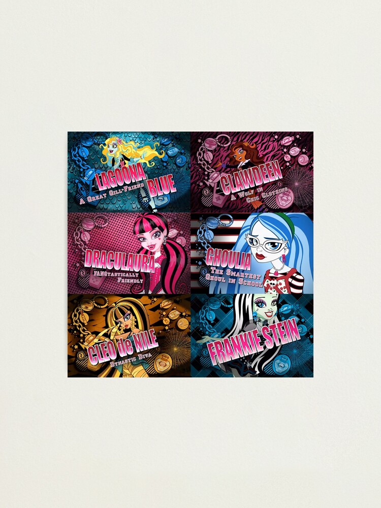 MONSTER HIGH NEW GHOUL AT SCHOOL Photographic Print by ARTRAVESHOP