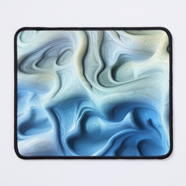 Item preview, Blueish liquid shapes designed and sold by Gaspar Avila.