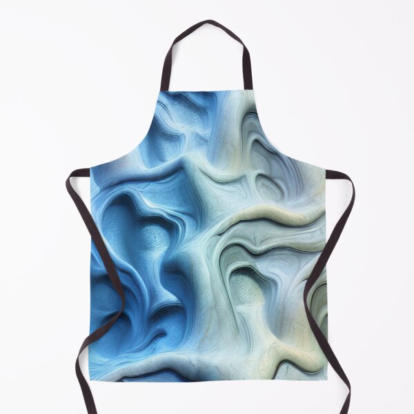 Item preview, Blueish liquid shapes designed and sold by Gaspar Avila.