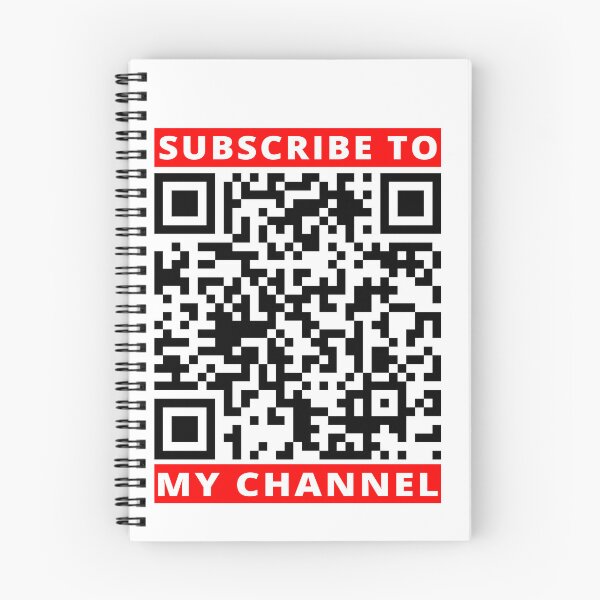 Item preview, SUBSCRIBE TO MY CHANNEL Prank Rick roll YouTube video never gonna give you up QR code designed and sold by rednumberone.