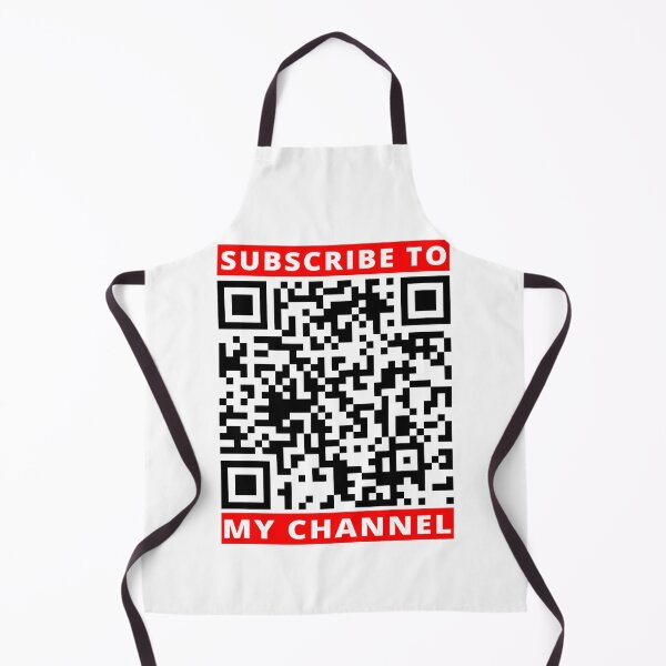 Item preview, SUBSCRIBE TO MY CHANNEL Prank Rick roll YouTube video never gonna give you up QR code designed and sold by rednumberone.