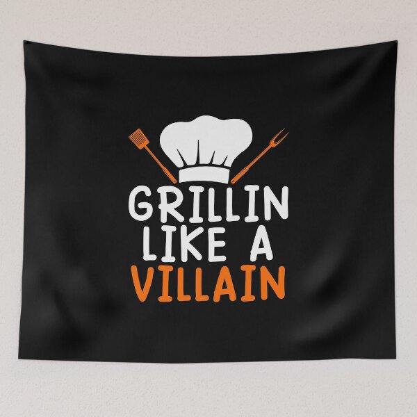 Item preview,  Chillin Like A Villain - Grillin Like A Villain designed and sold by ImagesDesigns.