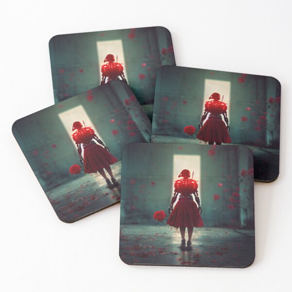 Item preview, Female robot with a rose designed and sold by Maniock.
