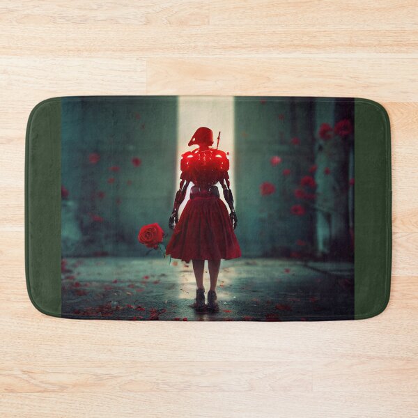 Item preview, Female robot with a rose designed and sold by Maniock.