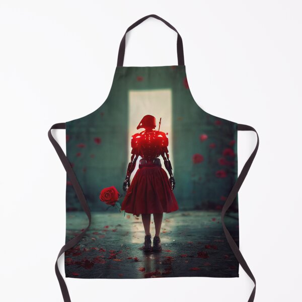 Item preview, Female robot with a rose designed and sold by Maniock.
