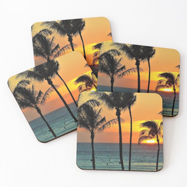 Item preview, BEAUTIFUL SUNSET IN A TROPICAL BEACH designed and sold by MJ96-PRO.