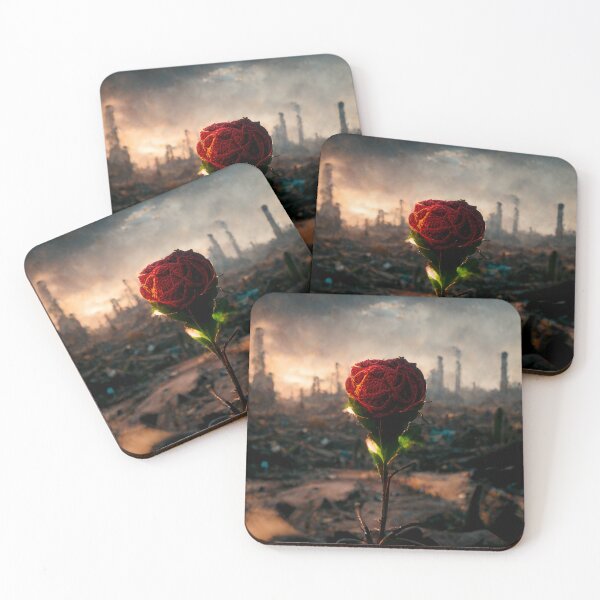 Item preview, Rose in a post-apocalyptic world. designed and sold by Maniock.