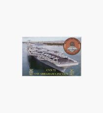 CVN-72 USS Abraham Lincoln Art Board