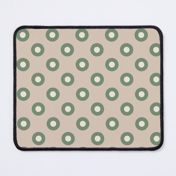 Item preview, Green and latte brown polka dot pattern designed and sold by Mirarima.