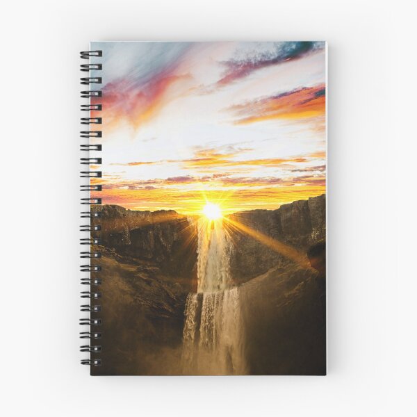 Item preview, BEAUTIFUL SUNSET OVER THE WATERFALL designed and sold by MJ96-PRO.