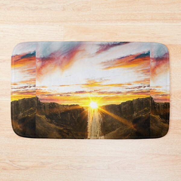 Item preview, BEAUTIFUL SUNSET OVER THE WATERFALL designed and sold by MJ96-PRO.