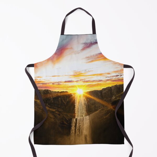 Item preview, BEAUTIFUL SUNSET OVER THE WATERFALL designed and sold by MJ96-PRO.