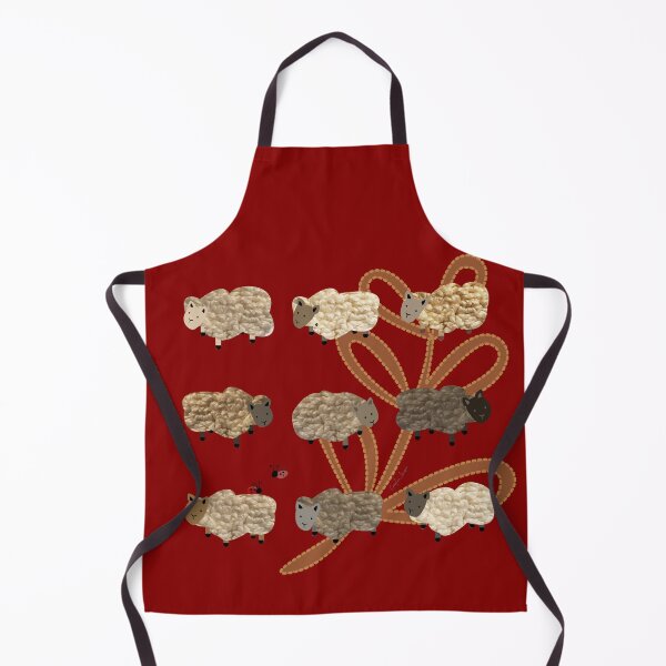 Item preview, Cute rustic sheep for eco friendly sustainable farming friends. Caroline Laursen original designed and sold by Caroline Laursen.