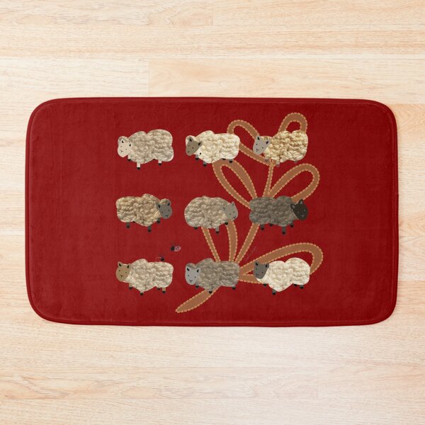 Item preview, Cute rustic sheep for eco friendly sustainable farming friends. Caroline Laursen original designed and sold by Caroline Laursen.