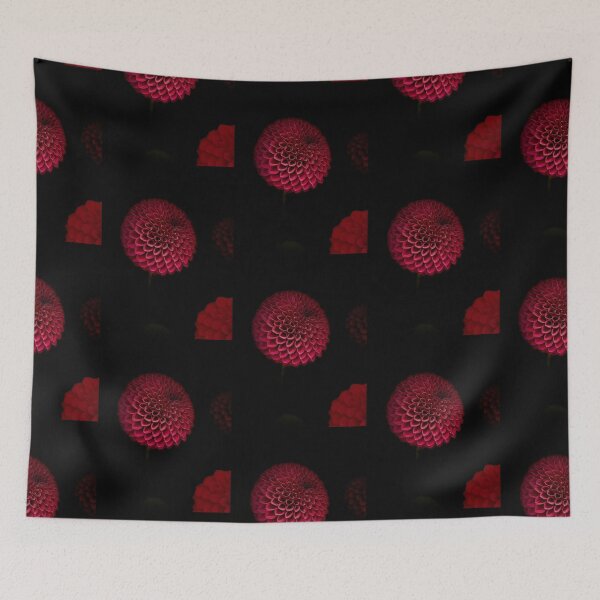 Item preview, The Round Red Dahlia designed and sold by Sarah Curtiss.