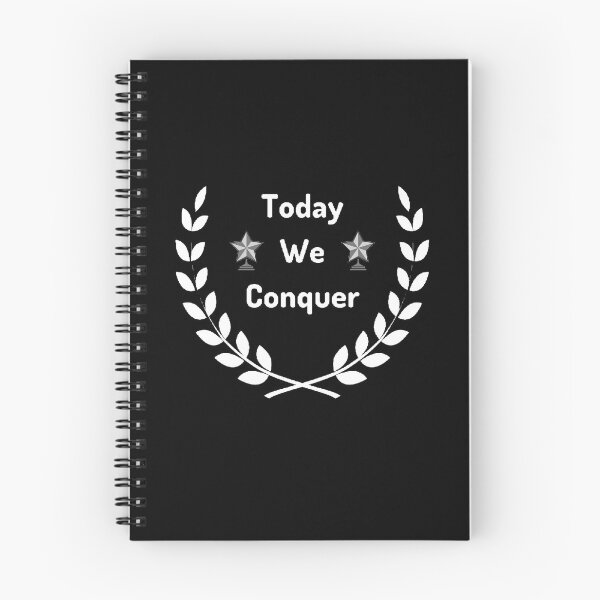 Item preview, Today We Conquer - Motivational Quote designed and sold by Designspot2020.