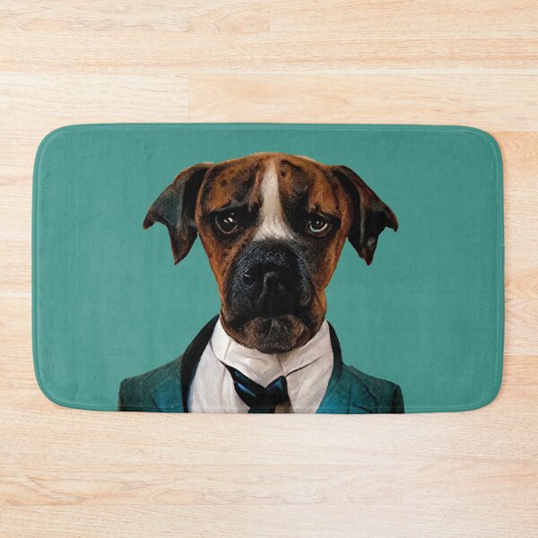 Item preview, Boxer Dog wearing a suit designed and sold by ThePurpleMelon.