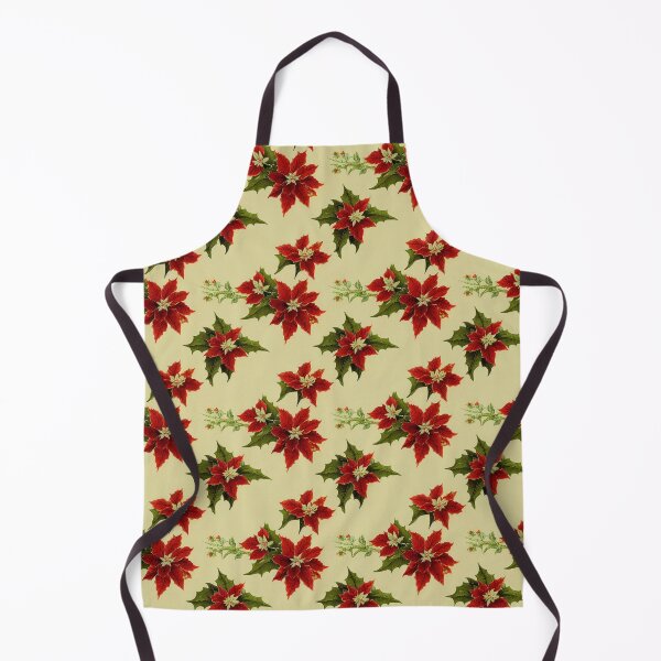 Item preview, Vintage Florals Christmas Poinsettia Watercolor designed and sold by VintageFlorals.