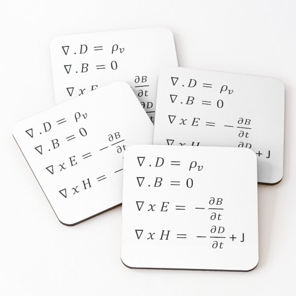 Item preview, Maxwell's Equations designed and sold by ScienceCorner.