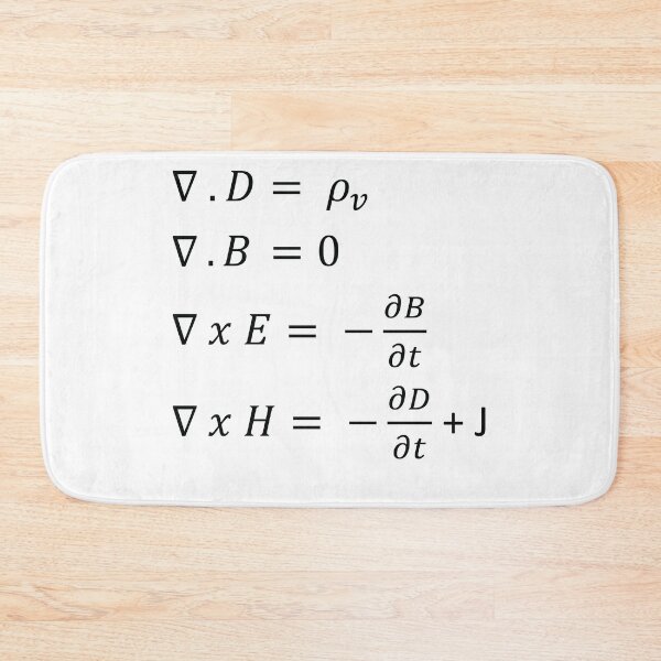 Item preview, Maxwell's Equations designed and sold by ScienceCorner.