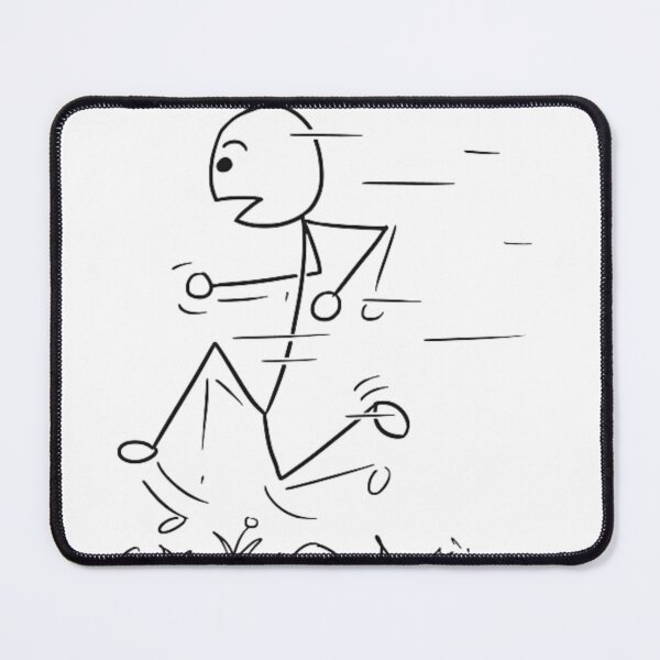 Item preview, stick man, run, life is not rushed, comedy, comedy stick figure, figure, run figure, stick figure, running, running figure, stick running figure, stick man figure running,  designed and sold by BTCdesing.