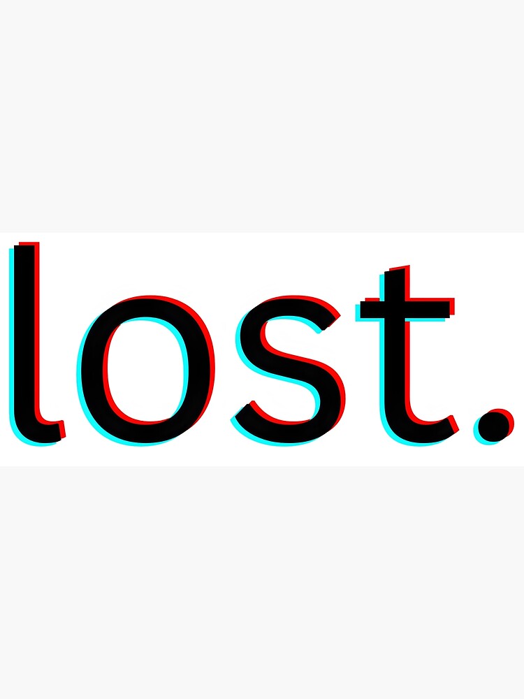 Discover "lost" Chillwave Premium Matte Vertical Poster