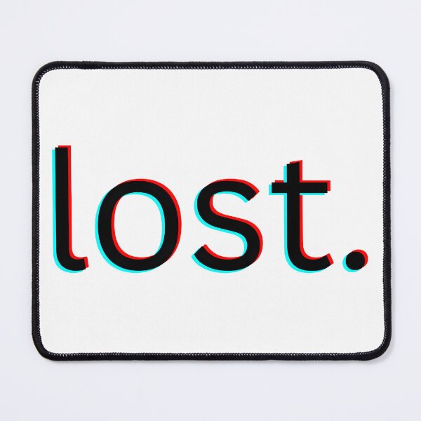 "lost" Chillwave Mouse Pad