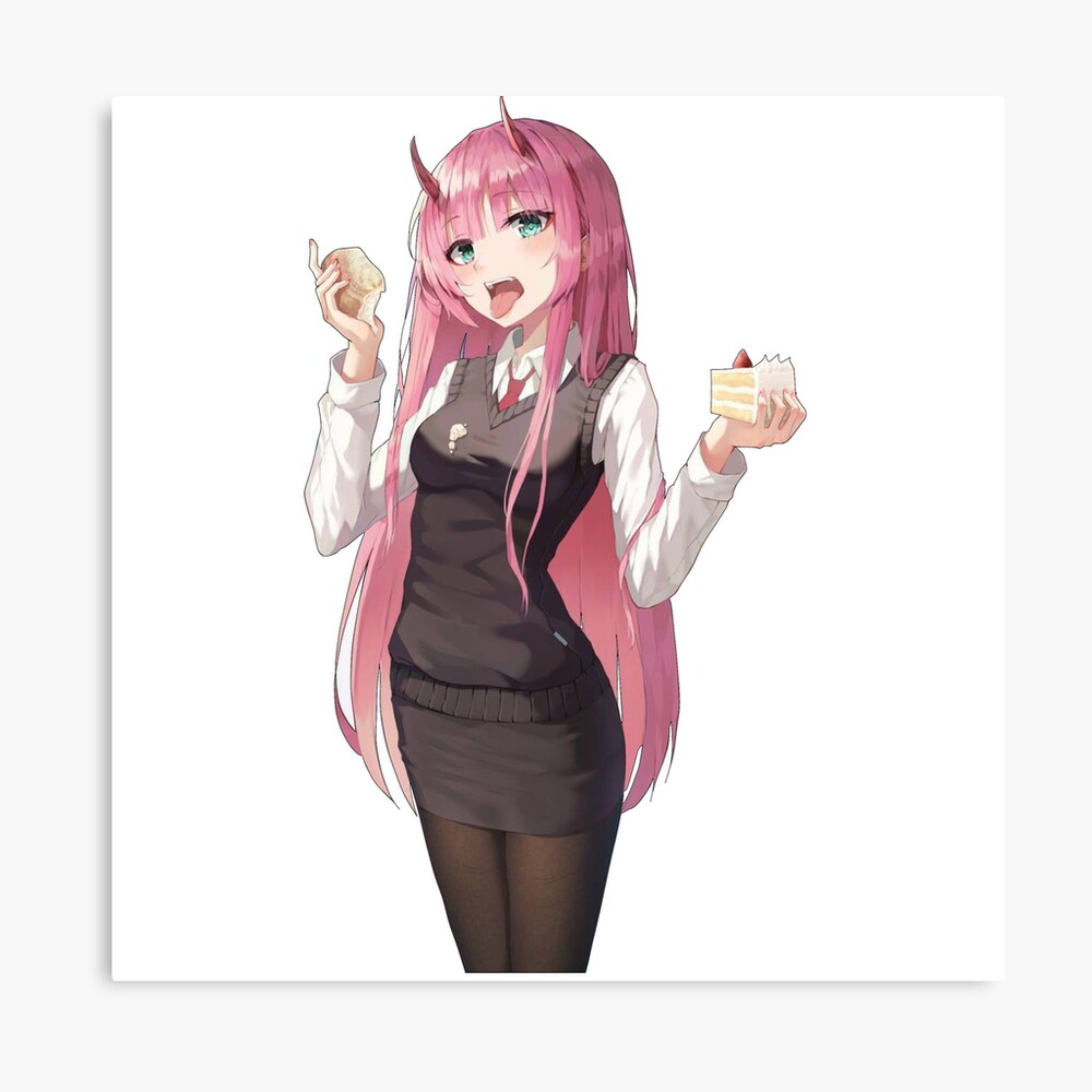 Zero two the anime girl  Poster for Sale by Yashdusane