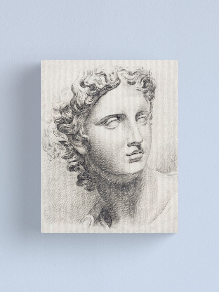 "Pencil sketch greek sculpture drawing, Artistic academy classic woman