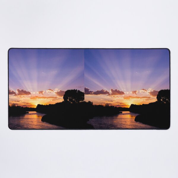 Item preview, BEAUTIFUL SUNSET OVER THE RIVER designed and sold by MJ96-PRO.