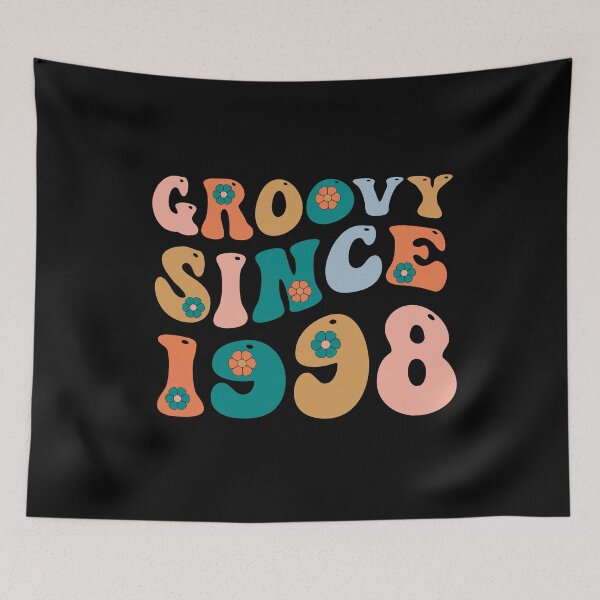 Item preview, Groovy Since 1998 | 24th Birthday | Retro Groovy Birthday designed and sold by AMINE  ★★★★★.