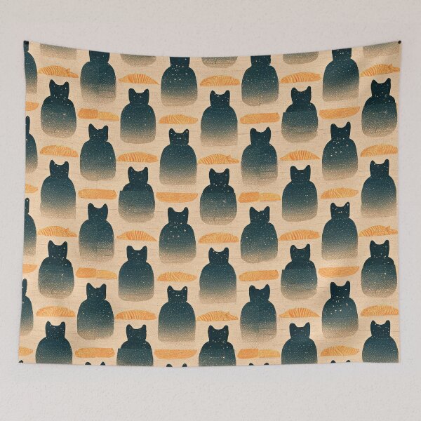 Item preview, Cute cat pattern designed and sold by Chillapy.