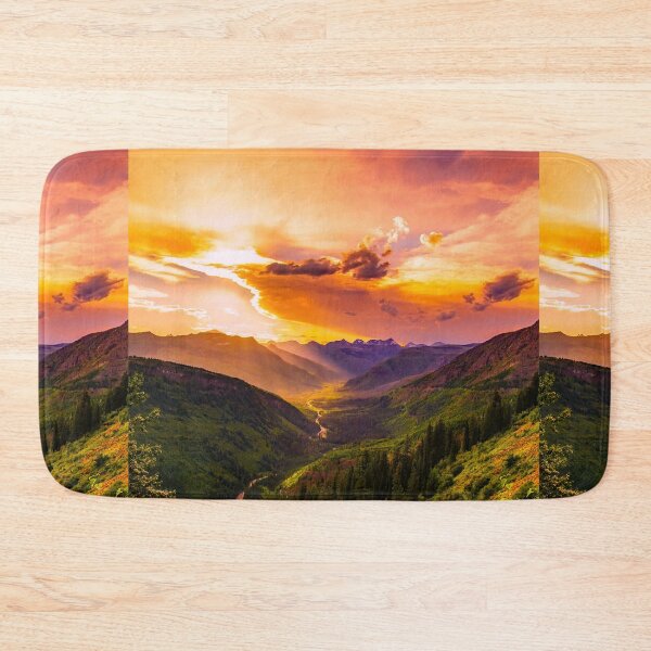 Item preview, BEAUTIFUL SUNSET AT THE MOUNTAINS designed and sold by MJ96-PRO.