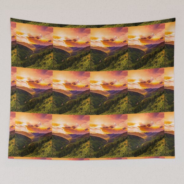 Item preview, BEAUTIFUL SUNSET AT THE MOUNTAINS designed and sold by MJ96-PRO.