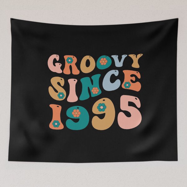 Item preview, Groovy Since 1995 | 27th Birthday | Retro Groovy Birthday designed and sold by AMINE  ★★★★★.