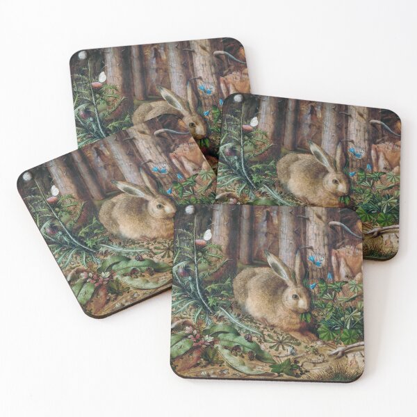 Item preview, A Hare in the Forest (1585) painting in high resolution by Hans Hoffmann. designed and sold by dusie.