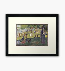 Georges Seurat's A Sunday Afternoon on the Island of La Grande Jatte Framed Print