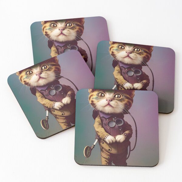 Item preview, Cute Steampunk Cat in Top Hat designed and sold by Eliteijr.